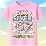6144k Детска тениска Six Seven Easter