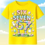 6144k Детска тениска Six Seven Easter