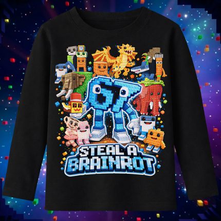 6145kb Детска блуза Six Seven Steal A Brainrot