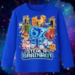 6145kb Детска блуза Six Seven Steal A Brainrot