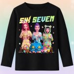 6146kb Детска блуза K-Pop Six Seven Easter