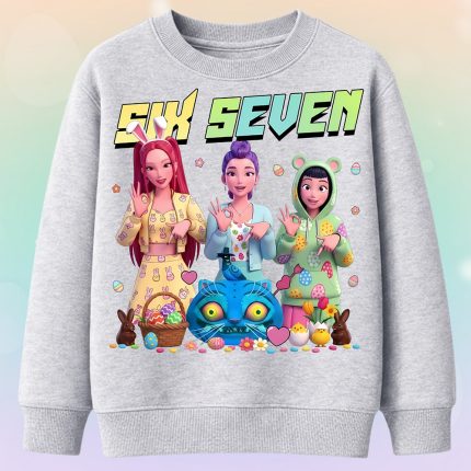 6146kv Детска ватирана K-Pop Six Seven Easter
