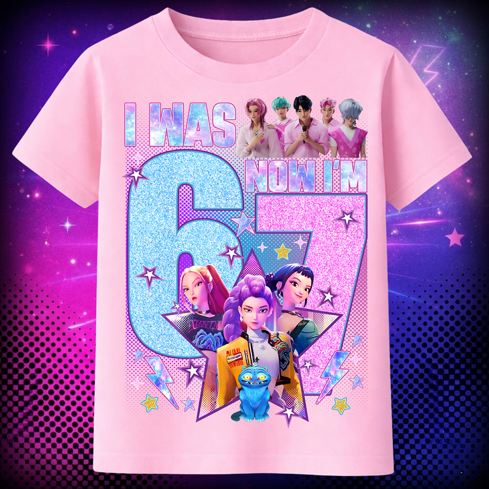 6148k-67-K-Pop-All-Team-pink 6148k Детска тениска 67 K-Pop All Team