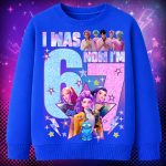 6148kv Детска ватирана блуза 67 K-Pop All Team