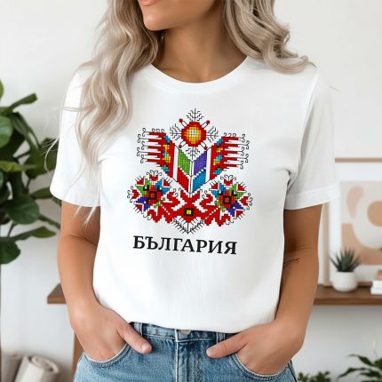 3011 Тениска Българска шевица БЪЛГАРИЯ