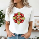3012 Тениска Кръгла Българска шевица
