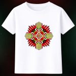 3012 Тениска Кръгла Българска шевица