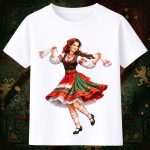 3028 Тениска Български фолклор