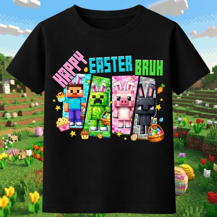 6149k Детска тениска Minecraft Happy Easter