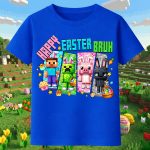 6149k Детска тениска Minecraft Happy Easter