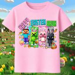 6149k Детска тениска Minecraft Happy Easter