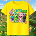 6149k Детска тениска Minecraft Happy Easter