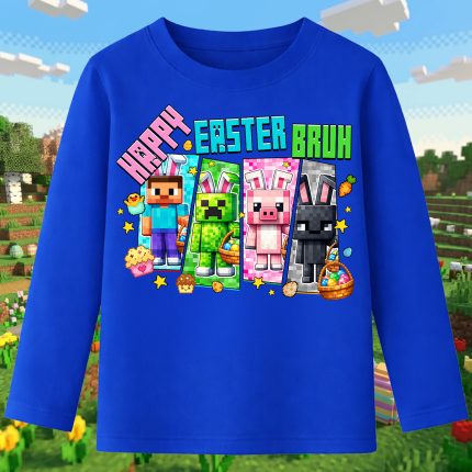 6149kb Детска блуза Minecraft Happy Easter
