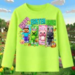 6149kb Детска блуза Minecraft Happy Easter