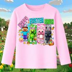 6149kb Детска блуза Minecraft Happy Easter