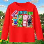 6149kb Детска блуза Minecraft Happy Easter