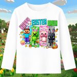 6149kb Детска блуза Minecraft Happy Easter
