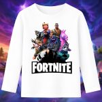 6151kb Детска блуза Fortnite Battle Game