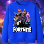 6151kv Детска ватирана блуза Fortnite Battle Game