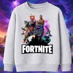 6151kv Детска ватирана блуза Fortnite Battle Game