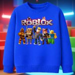 6153kv Детска ватирана блуза Roblox