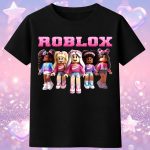 6154k Детска тениска Roblox Girls