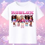 6154k Детска тениска Roblox Girls