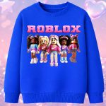 6154kv Детска ватирана блуза Roblox Girls