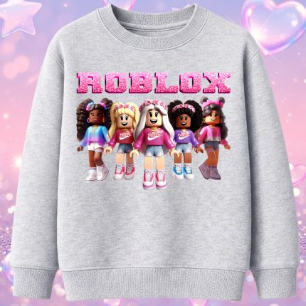 6154kv Детска ватирана блуза Roblox Girls