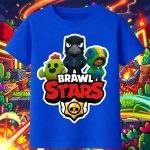 6155k Детска тениска Brawl Stars Battle Heroes