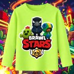 6155kb Детска блуза Brawl Stars Battle Heroes