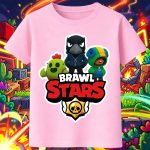 6155k Детска тениска Brawl Stars Battle Heroes