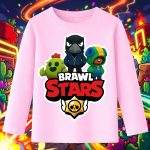 6155kb Детска блуза Brawl Stars Battle Heroes