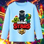 6155kb Детска блуза Brawl Stars Battle Heroes