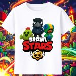 6155k Детска тениска Brawl Stars Battle Heroes
