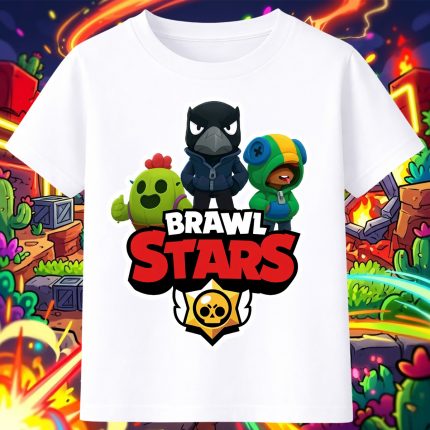 6155k Детска тениска Brawl Stars Battle Heroes