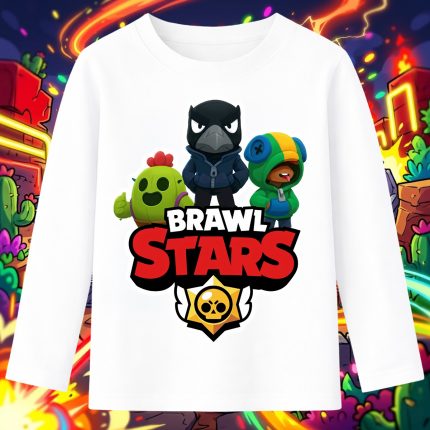 6155kb Детска блуза Brawl Stars Battle Heroes