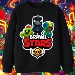 6155kv Детска ватирана блуза Brawl Stars Battle Heroes