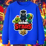 6155kv Детска ватирана блуза Brawl Stars Battle Heroes