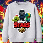6155kv Детска ватирана блуза Brawl Stars Battle Heroes