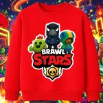 6155kv Детска ватирана блуза Brawl Stars Battle Heroes