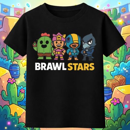 6156k Детска тениска Brawl Stars Cartoon