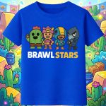 6156k Детска тениска Brawl Stars Cartoon