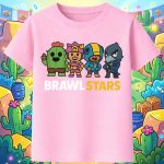 6156k Детска тениска Brawl Stars Cartoon