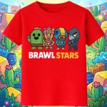 6156k Детска тениска Brawl Stars Cartoon