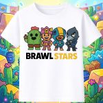 6156k Детска тениска Brawl Stars Cartoon