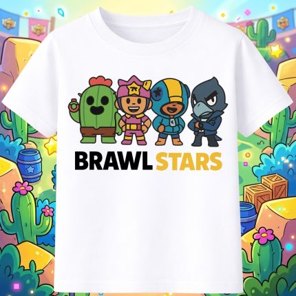 6156k Детска тениска Brawl Stars Cartoon