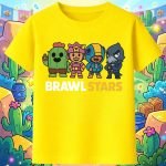 6156k Детска тениска Brawl Stars Cartoon