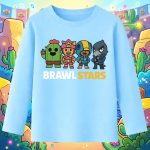 6156kb Детска блуза Brawl Stars Cartoon