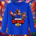 6157kv Детска ватирана блуза Brawl Stars Battle